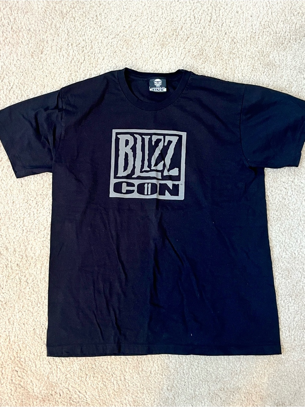 Blizzard Blizz Con Anaheim 2011 Black Graphic Tee Mens Medium